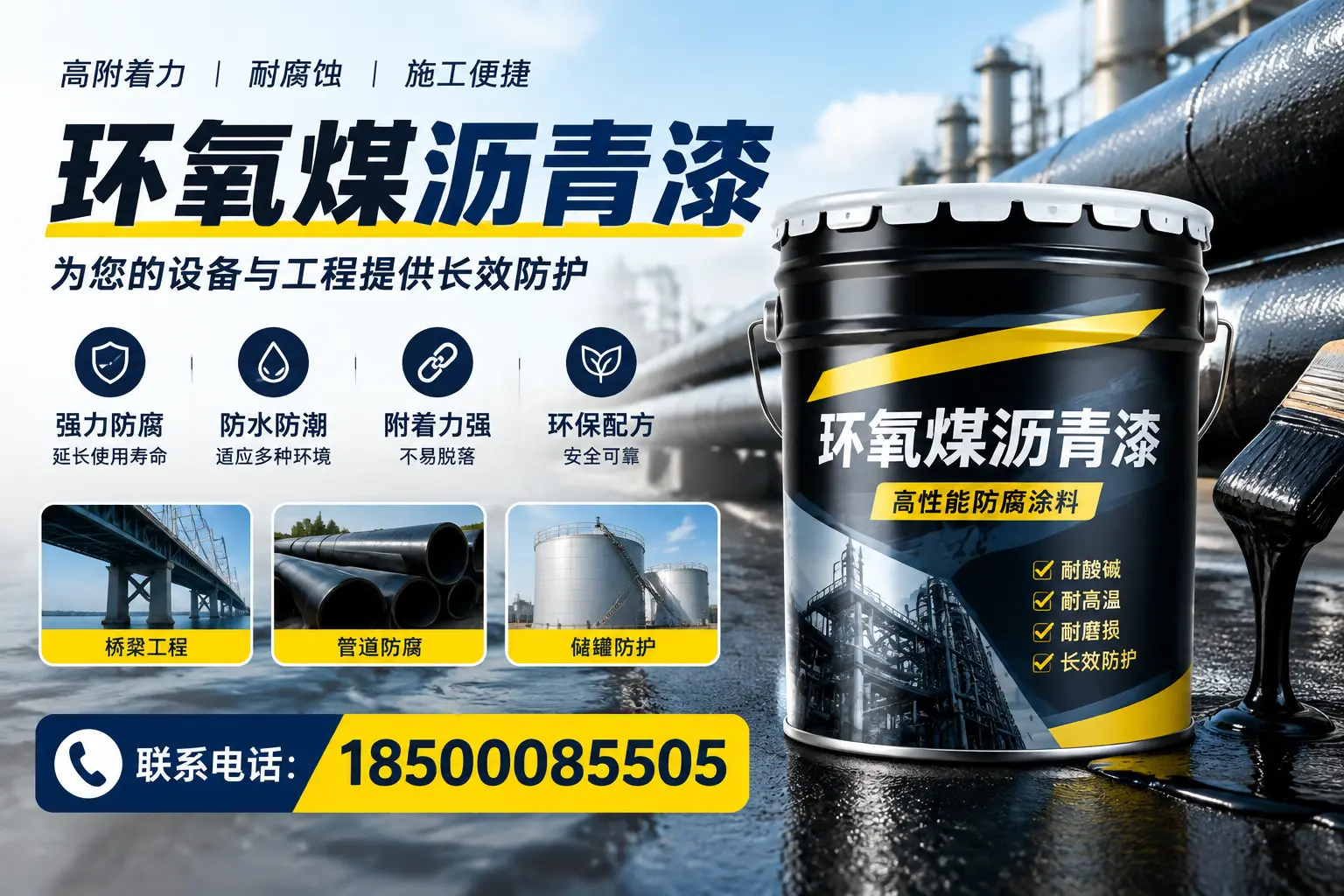 环氧煤沥青漆与其他涂料的对比分析,助力庆阳企业决策